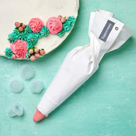 Tupperware Decorator Bag with 4 Tips - Picture 4 of 5